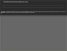Tablet Screenshot of fundacionentremujeres.org
